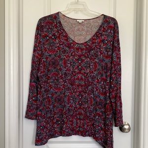 ❤️ J.Jill Wearever Long Sleeve Top 2x